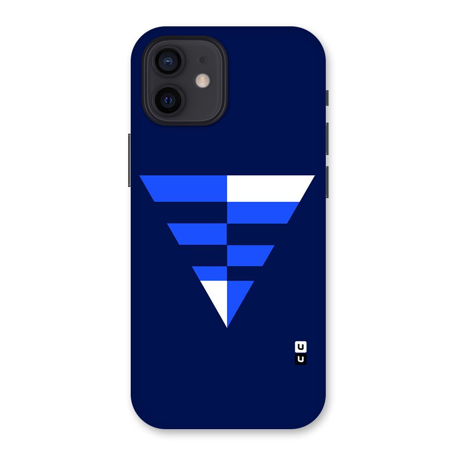 Minimalistic Abstract Inverted Triangle Back Case for iPhone 12