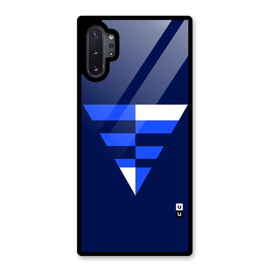 Minimalistic Abstract Inverted Triangle Glass Back Case for Galaxy Note 10 Plus