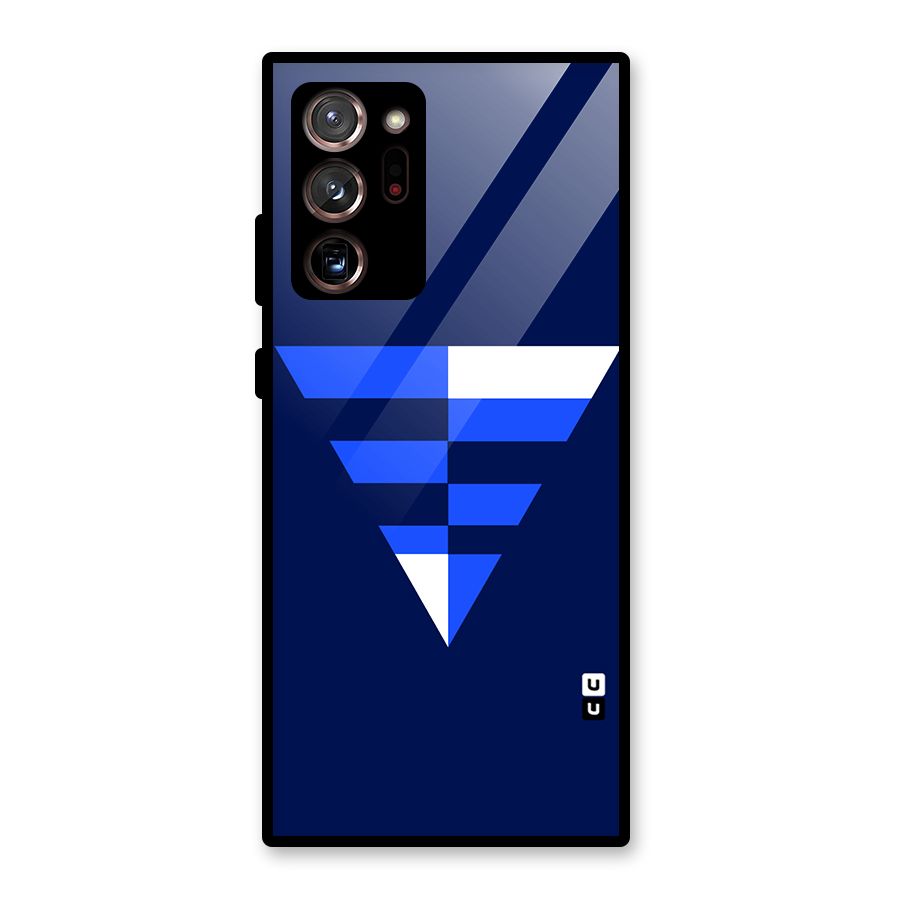 Minimalistic Abstract Inverted Triangle Glass Back Case for Galaxy Note 20 Ultra