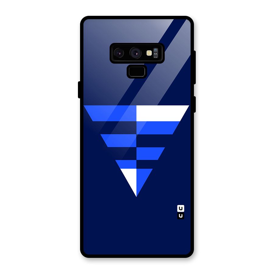 Minimalistic Abstract Inverted Triangle Glass Back Case for Galaxy Note 9