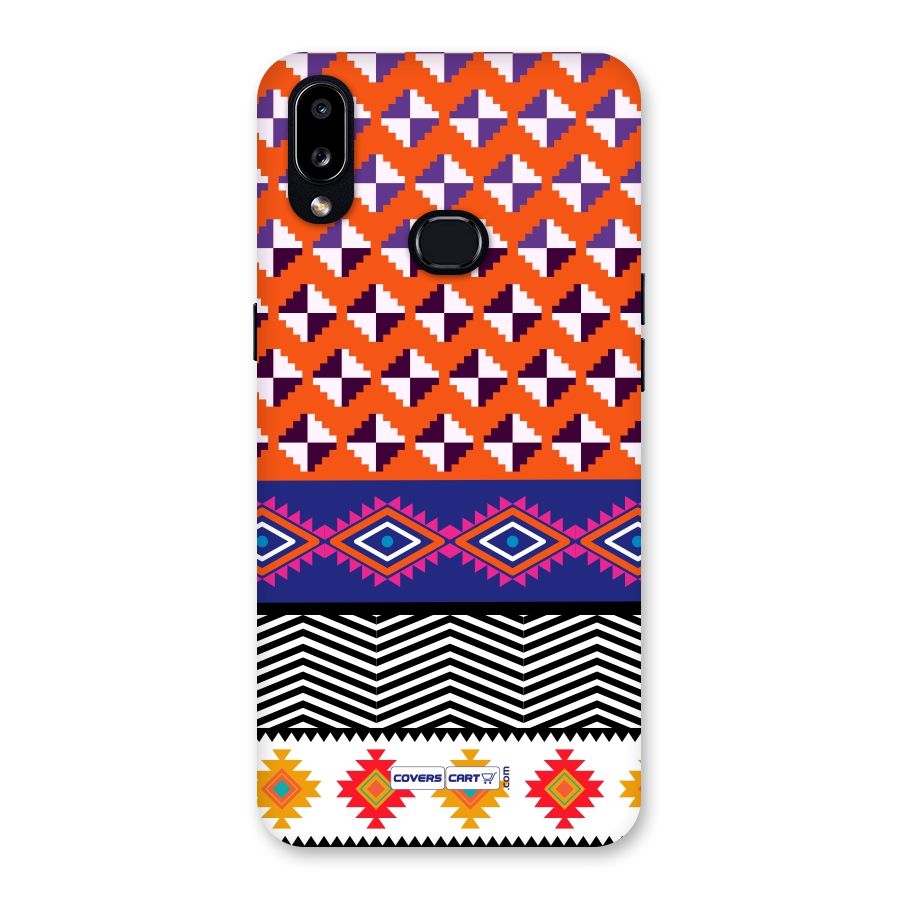 Mixed Pattern Aztec Back Case for Galaxy A10s
