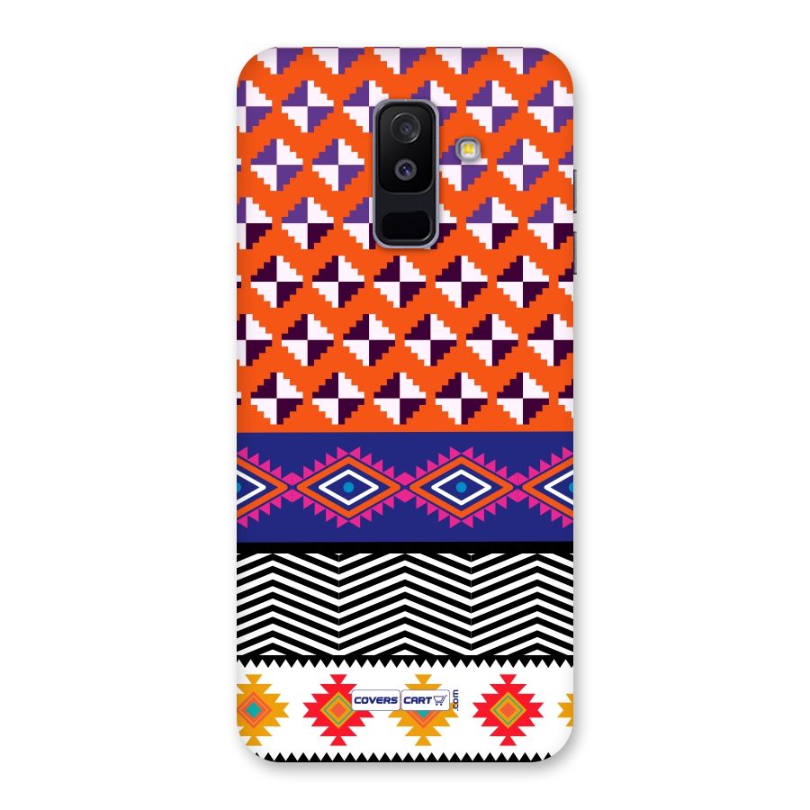 Mixed Pattern Aztec Back Case for Galaxy A6 Plus