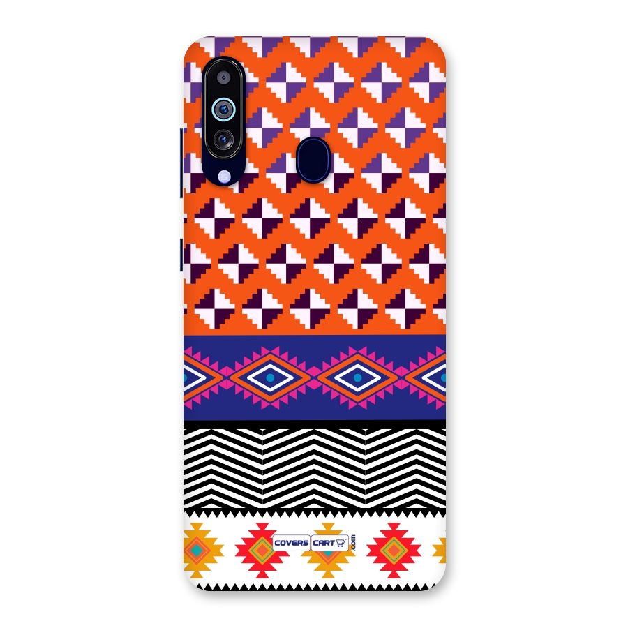 Mixed Pattern Aztec Back Case for Galaxy A60