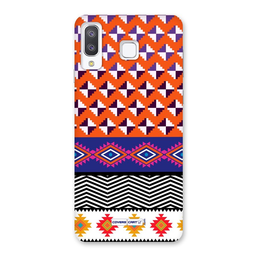 Mixed Pattern Aztec Back Case for Galaxy A8 Star