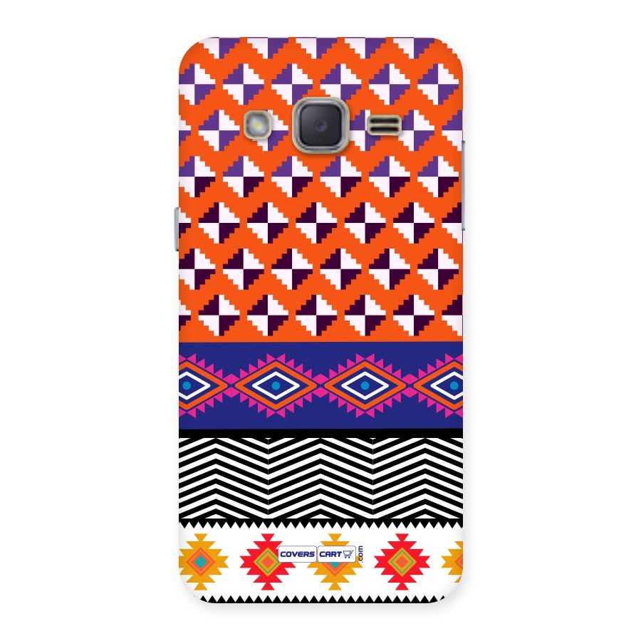 Mixed Pattern Aztec Back Case for Galaxy J2