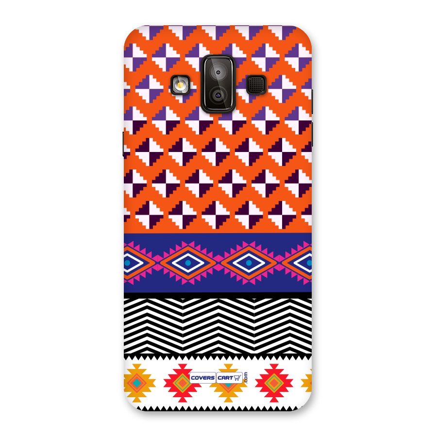Mixed Pattern Aztec Back Case for Galaxy J7 Duo
