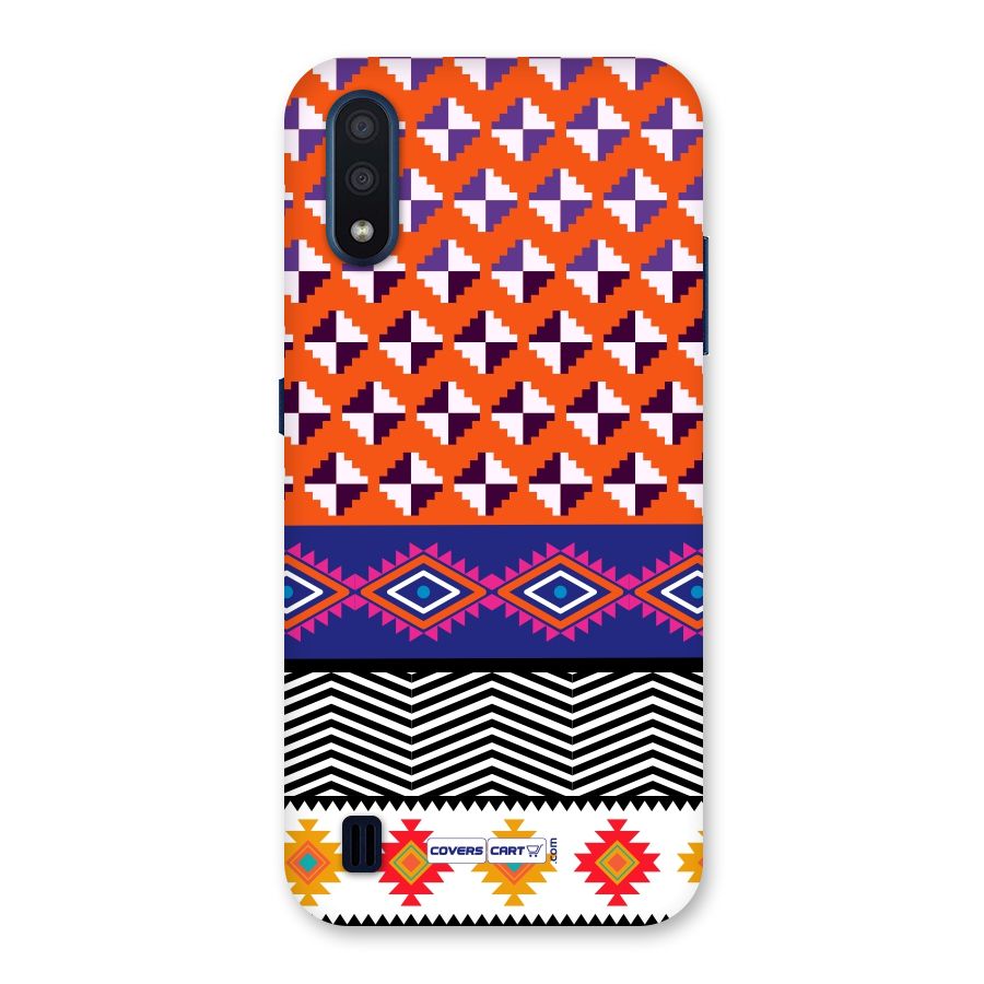 Mixed Pattern Aztec Back Case for Galaxy M01