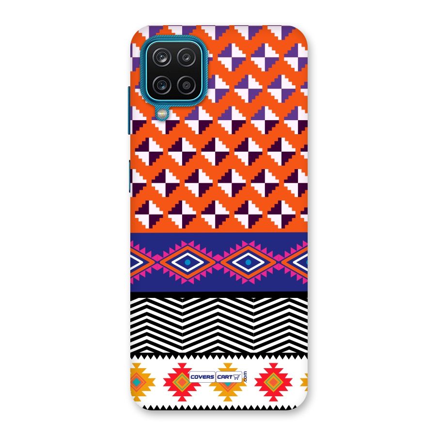 Mixed Pattern Aztec Back Case for Galaxy M12