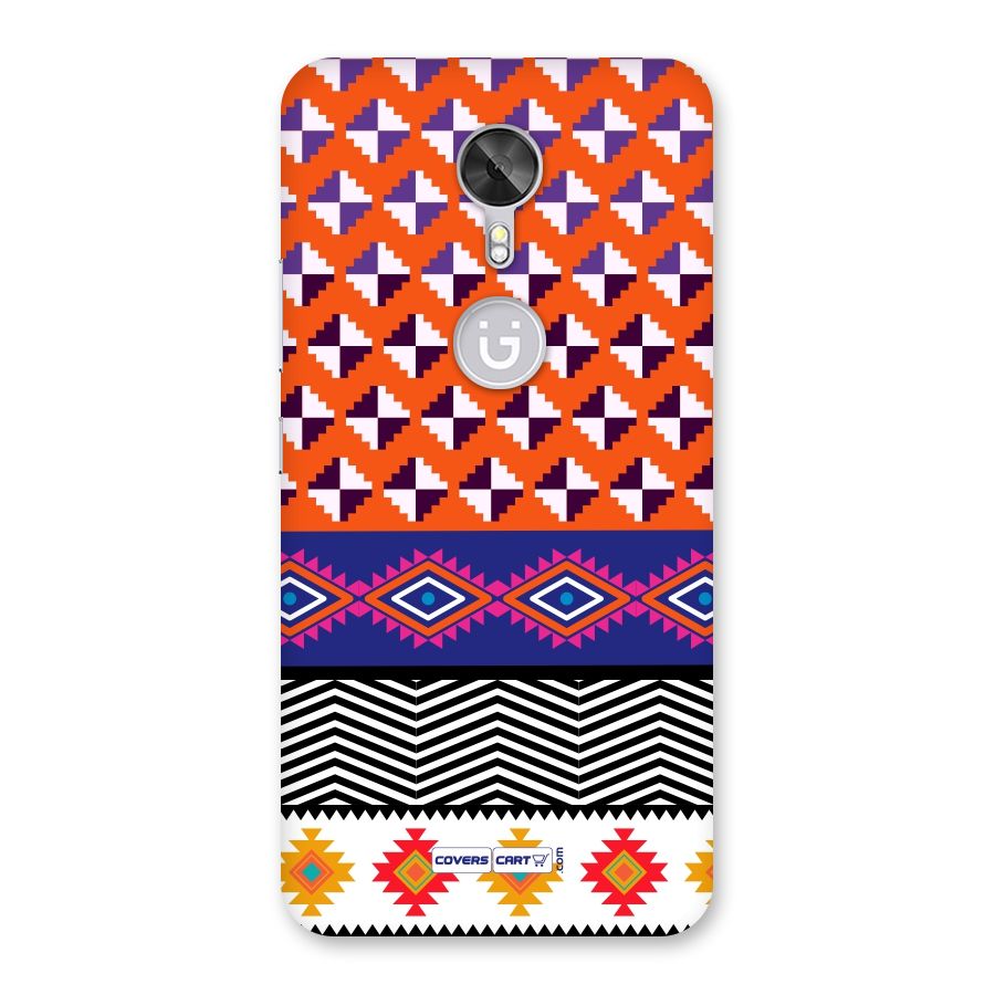 Mixed Pattern Aztec Back Case for Gionee A1