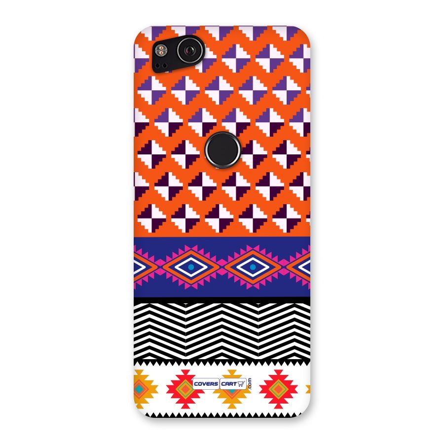 Mixed Pattern Aztec Back Case for Google Pixel 2