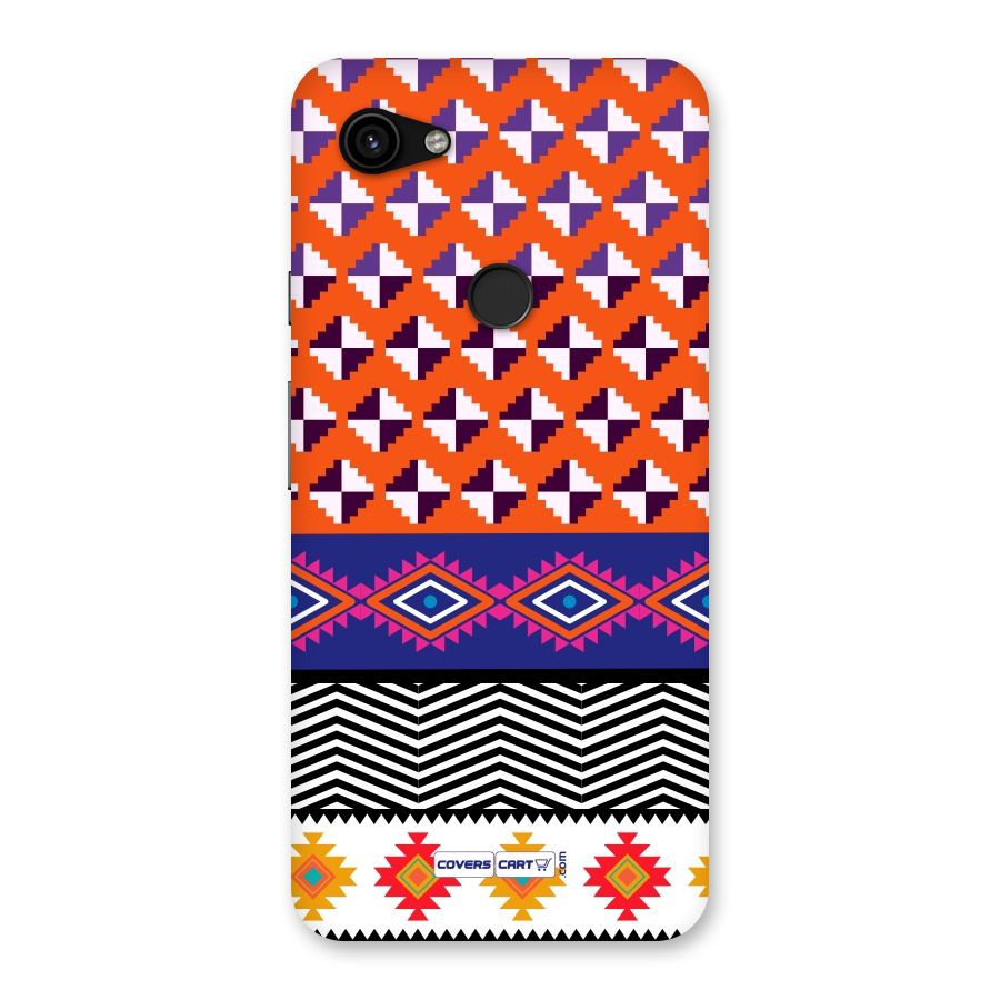 Mixed Pattern Aztec Back Case for Google Pixel 3a XL
