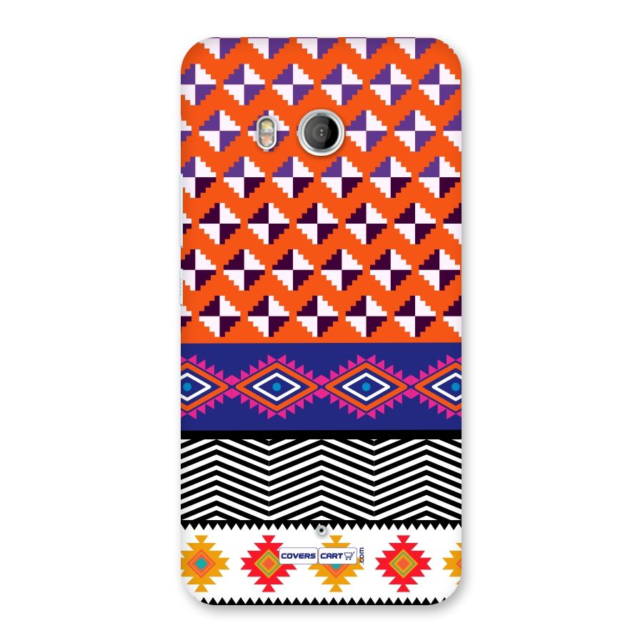 Mixed Pattern Aztec Back Case for HTC U11