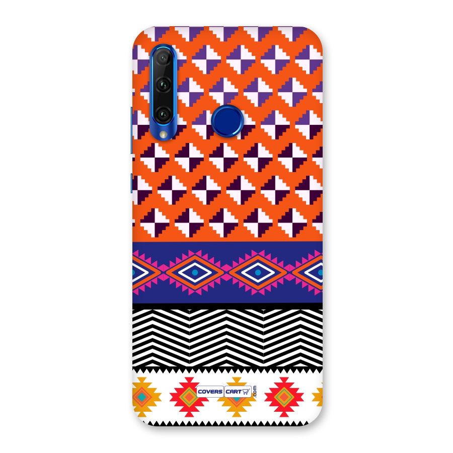 Mixed Pattern Aztec Back Case for Honor 20i