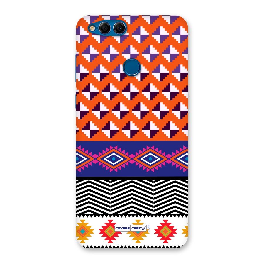Mixed Pattern Aztec Back Case for Honor 7X