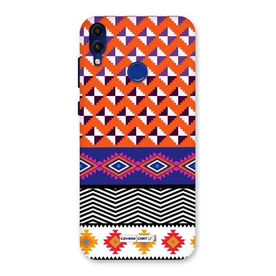 Mixed Pattern Aztec Back Case for Honor 8C