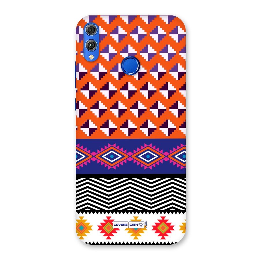 Mixed Pattern Aztec Back Case for Honor 8X