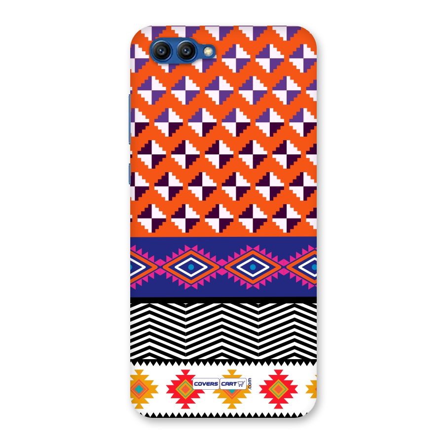 Mixed Pattern Aztec Back Case for Honor View 10
