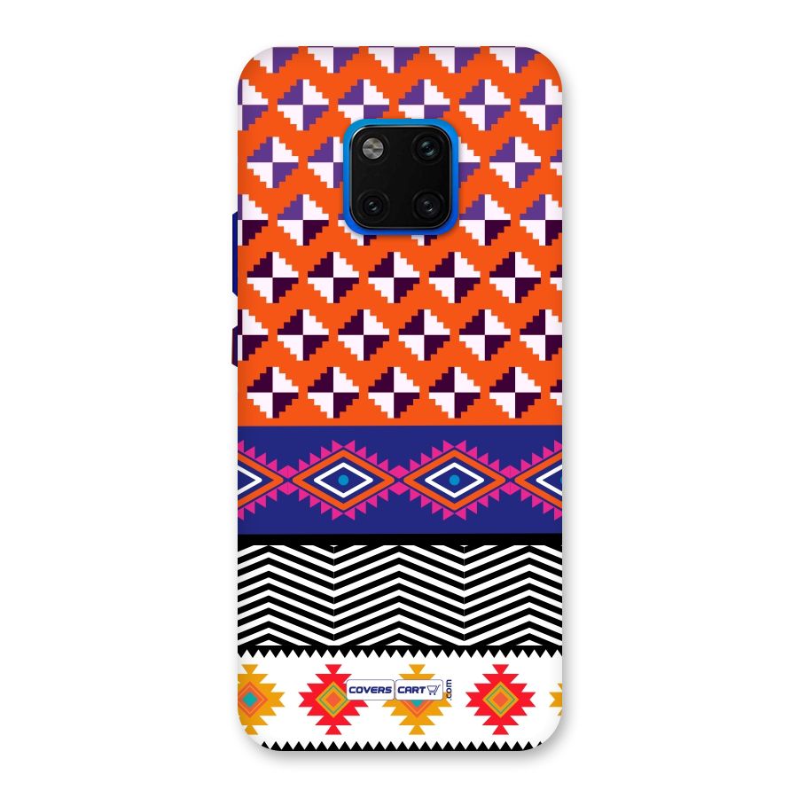Mixed Pattern Aztec Back Case for Huawei Mate 20 Pro