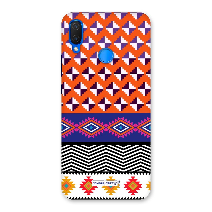 Mixed Pattern Aztec Back Case for Huawei P Smart+