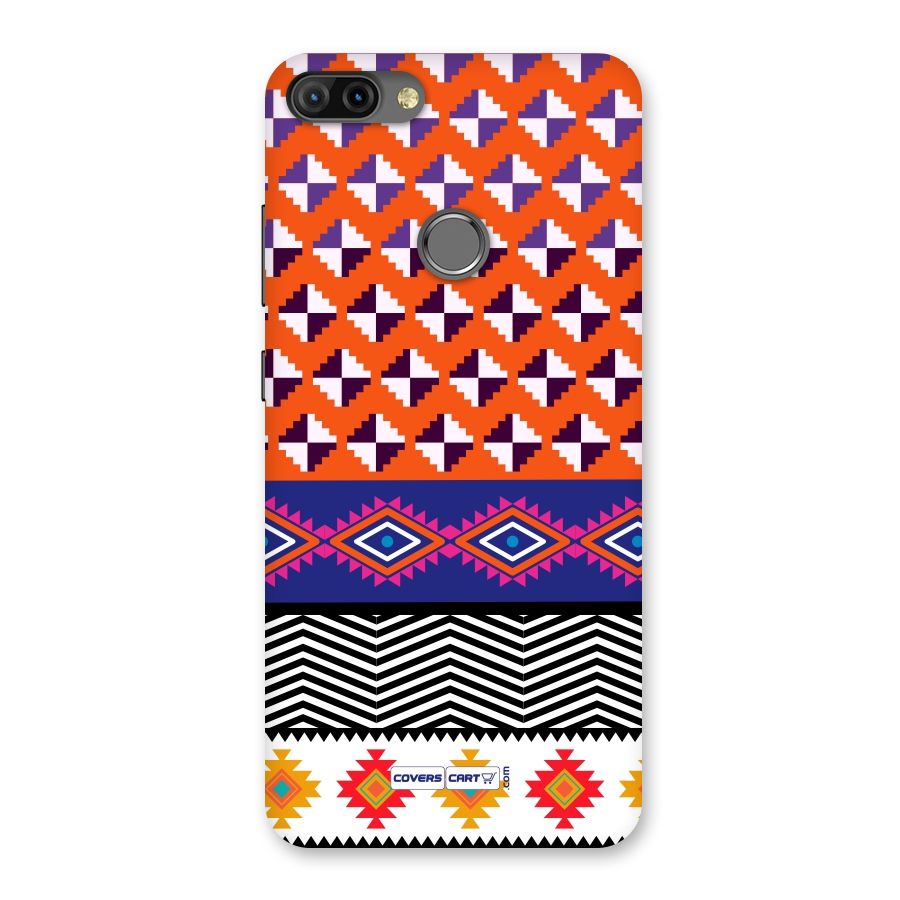 Mixed Pattern Aztec Back Case for Infinix Hot 6 Pro