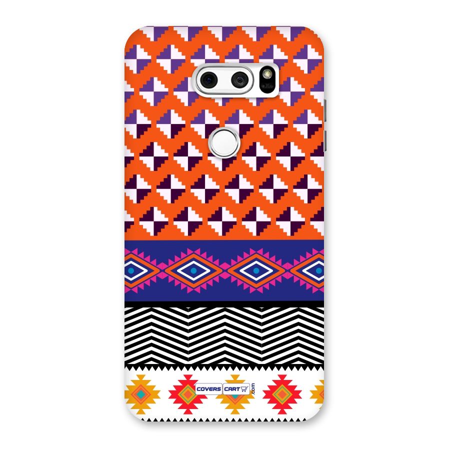 Mixed Pattern Aztec Back Case for LG V30