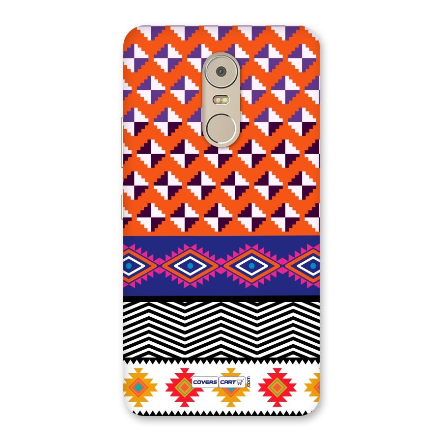 Mixed Pattern Aztec Back Case for Lenovo K6 Note