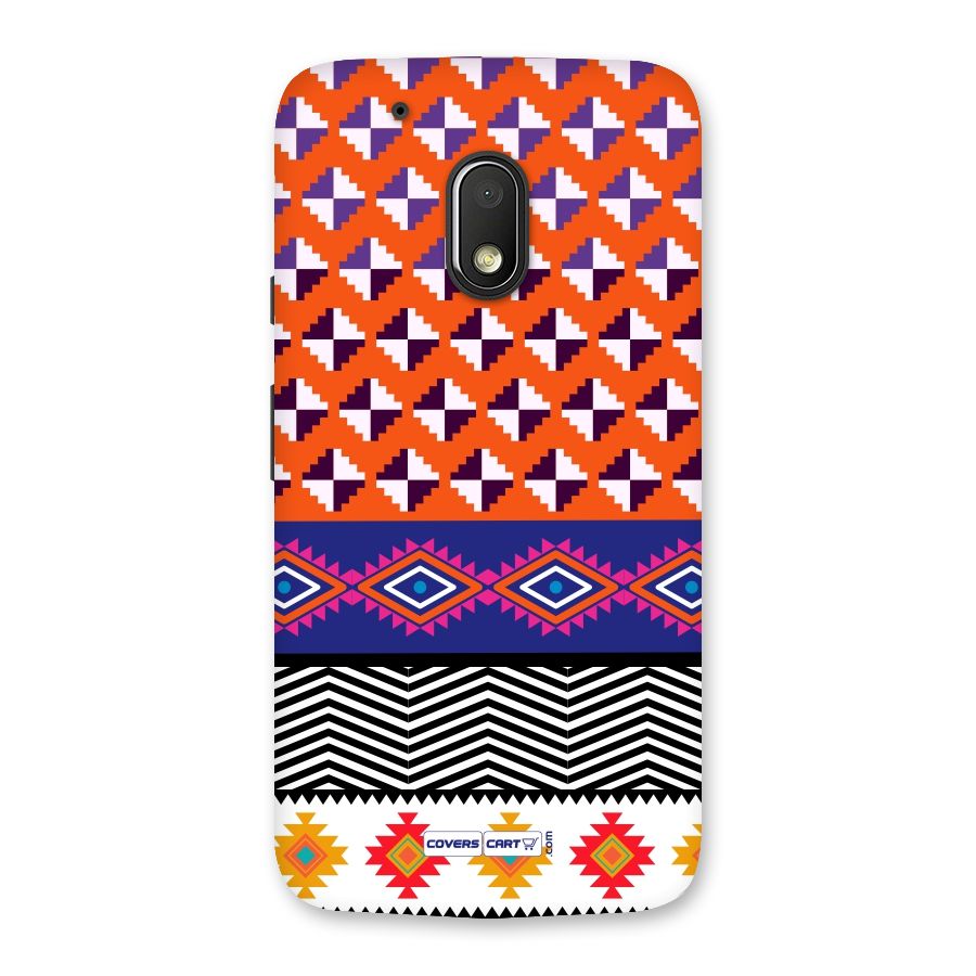 Mixed Pattern Aztec Back Case for Moto G4 Play