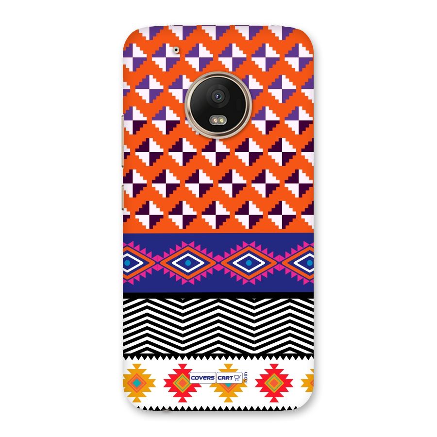 Mixed Pattern Aztec Back Case for Moto G5 Plus