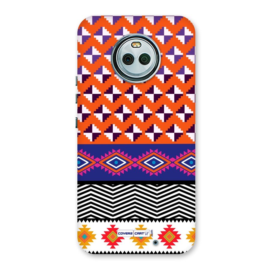 Mixed Pattern Aztec Back Case for Moto X4