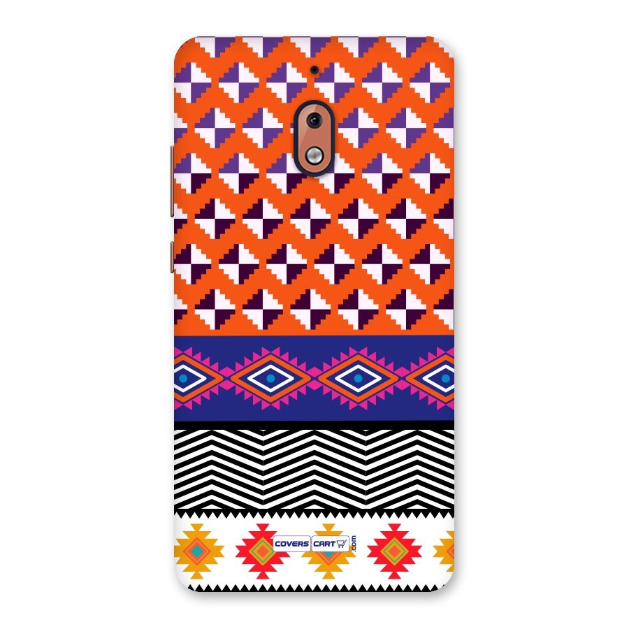Mixed Pattern Aztec Back Case for Nokia 2.1
