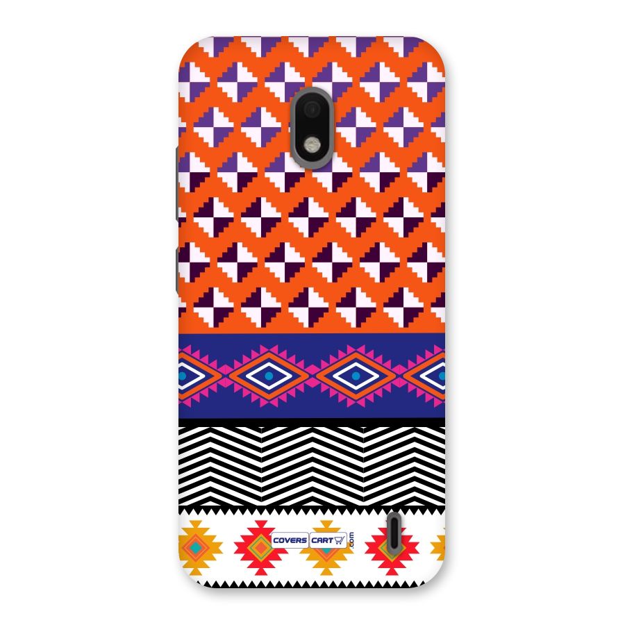Mixed Pattern Aztec Back Case for Nokia 2.2