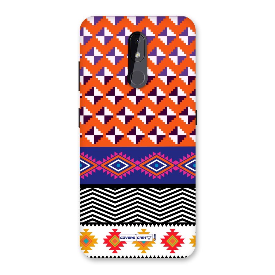 Mixed Pattern Aztec Back Case for Nokia 3.2