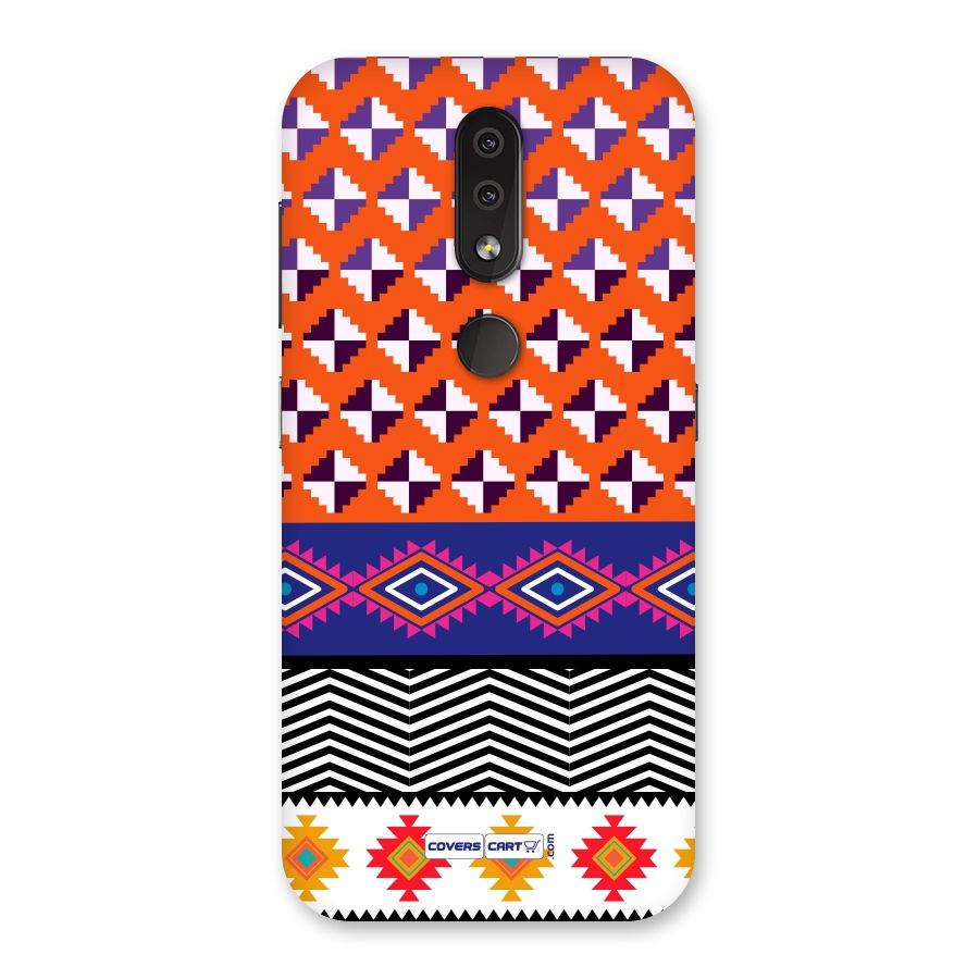 Mixed Pattern Aztec Back Case for Nokia 4.2