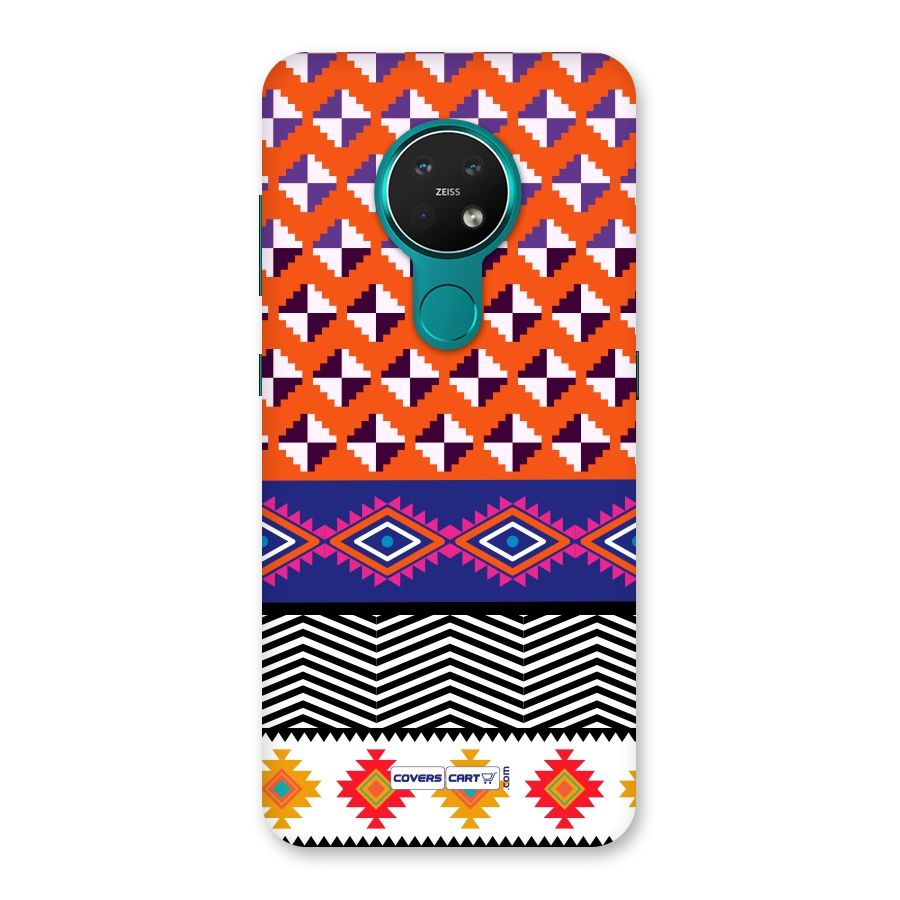 Mixed Pattern Aztec Back Case for Nokia 7.2