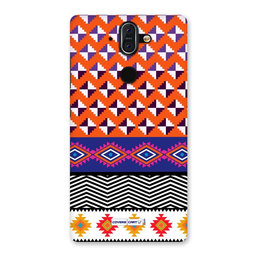 Mixed Pattern Aztec Back Case for Nokia 8 Sirocco