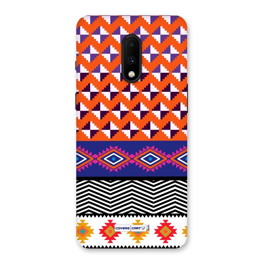 Mixed Pattern Aztec Back Case for OnePlus 7