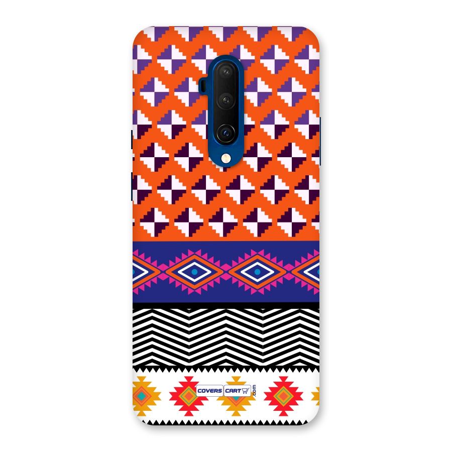 Mixed Pattern Aztec Back Case for OnePlus 7T Pro