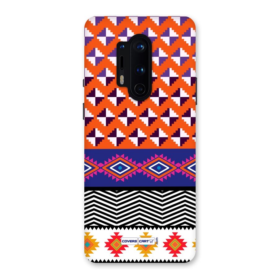 Mixed Pattern Aztec Back Case for OnePlus 8 Pro
