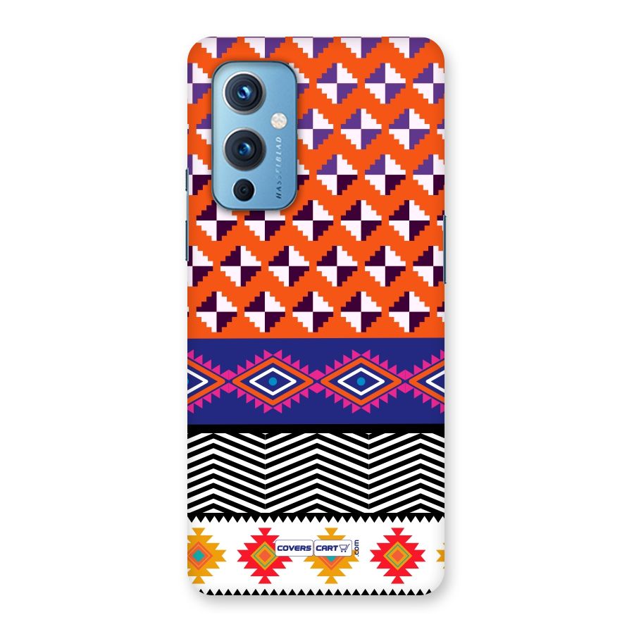 Mixed Pattern Aztec Back Case for OnePlus 9