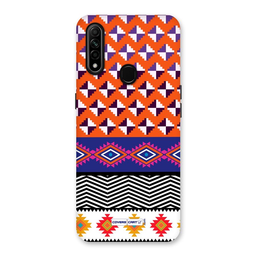 Mixed Pattern Aztec Back Case for Oppo A31