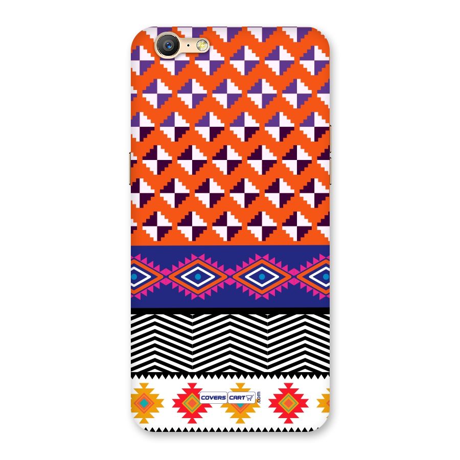 Mixed Pattern Aztec Back Case for Oppo A39