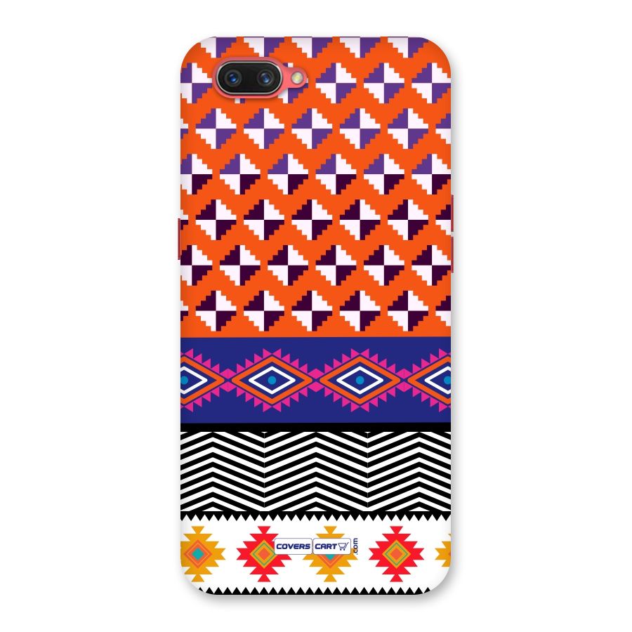 Mixed Pattern Aztec Back Case for Oppo A3s