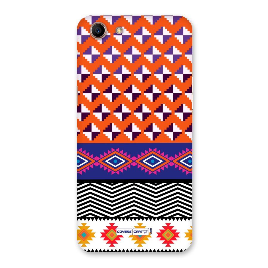 Mixed Pattern Aztec Back Case for Oppo A83 (2018)