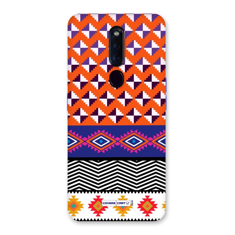 Mixed Pattern Aztec Back Case for Oppo F11 Pro