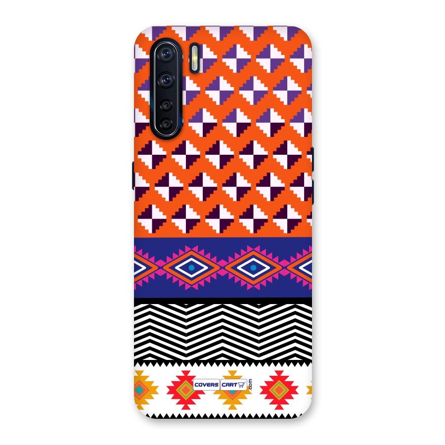Mixed Pattern Aztec Back Case for Oppo F15