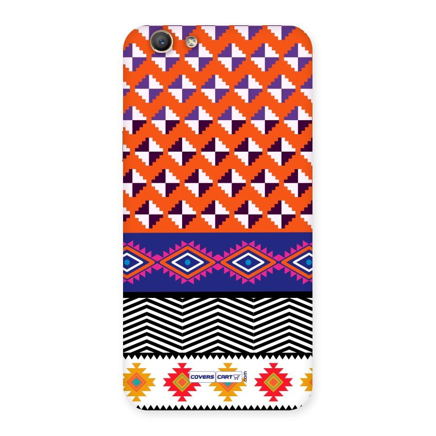 Mixed Pattern Aztec Back Case for Oppo F1s