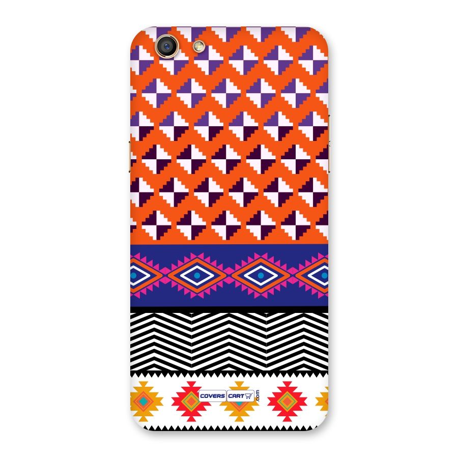 Mixed Pattern Aztec Back Case for Oppo F3