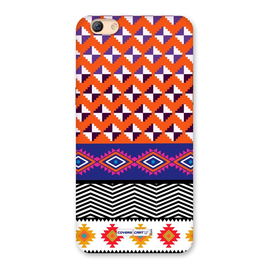 Mixed Pattern Aztec Back Case for Oppo F3 Plus