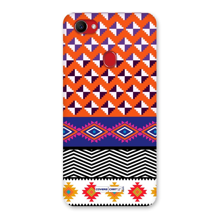 Mixed Pattern Aztec Back Case for Oppo F7