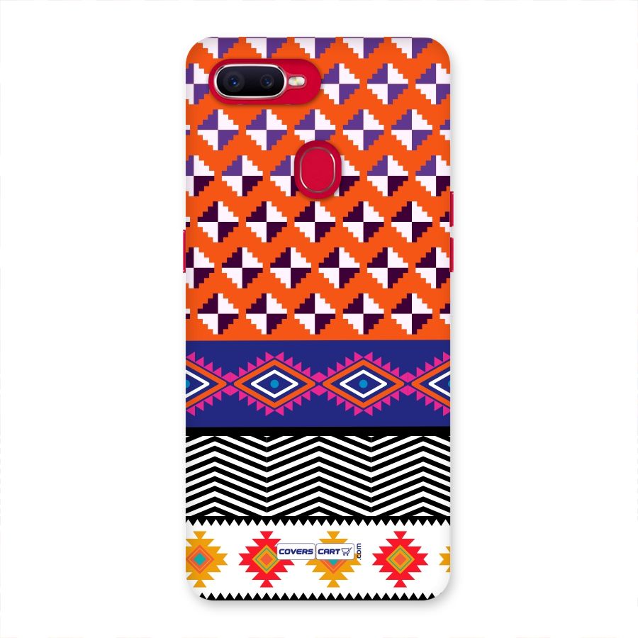Mixed Pattern Aztec Back Case for Oppo F9 Pro